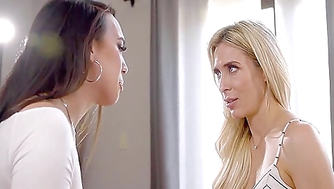 Asian milf gets fucked hard and deep in the mouth and face