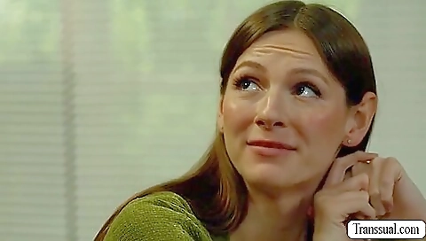 Bareback anal showdown with a hot shemale with big tits