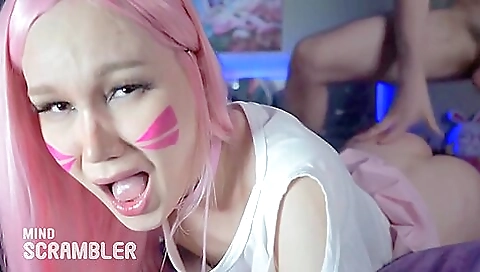 A blonde and brunette is getting fucked in amateur porn compilation