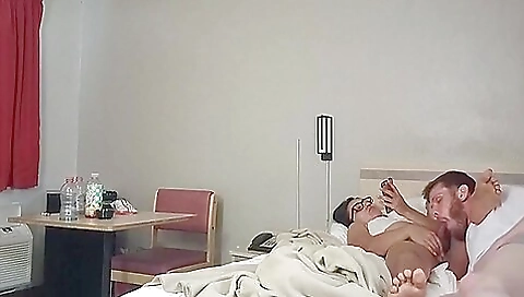 Petite brunette with a nice face is doing a peeping tom