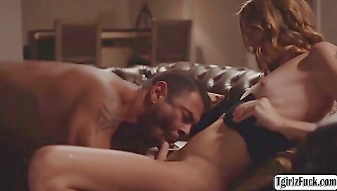 Horny stepdaughter takes care of her stepdad's cock