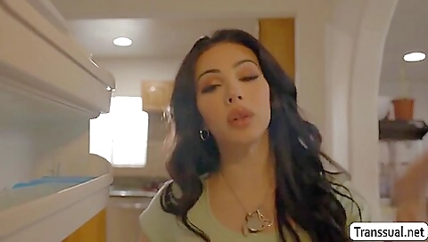 Busty brunette gets her ass fucked in a homemade vid