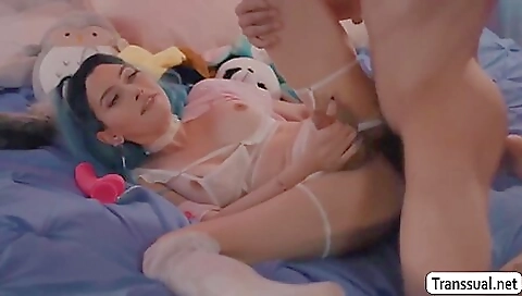 Sweet 189 teen takes a hot dildo deep inside her ass