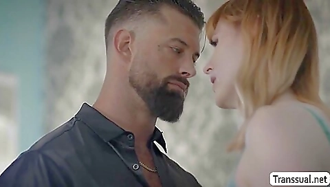 Sweet redhead gets her ass analed with her new friend