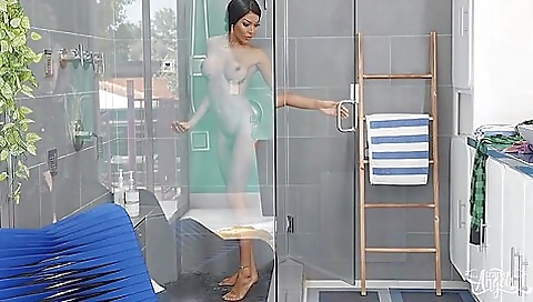 Black guy drills a sexy ebony whore after she gets humped