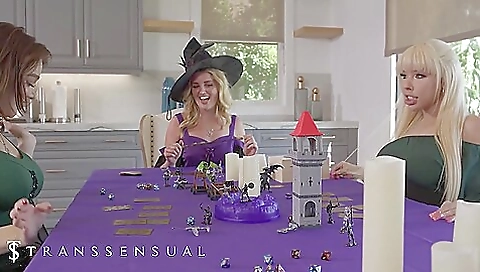 Busty blonde is double penetrated in her tight pussy